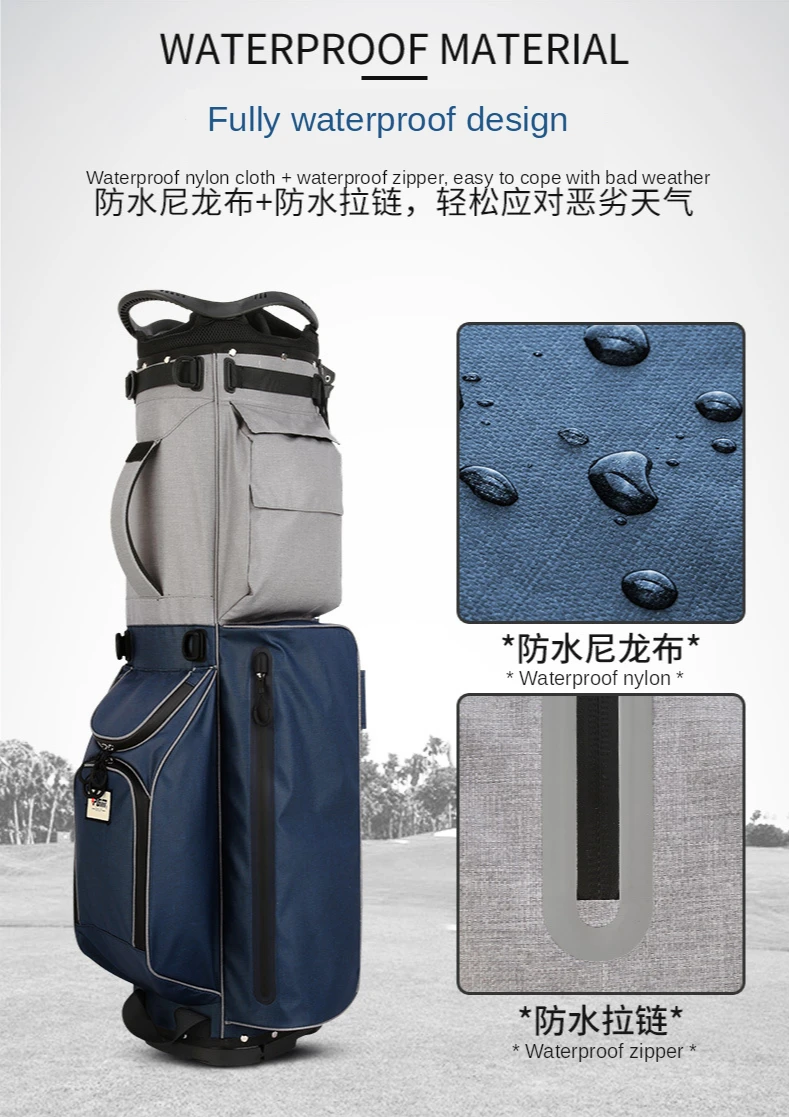 PGM Golf Men Rack Bag Women Lightweight Tandard Waterproof To Hold A Full Set of Clubs Big Capacity Sports Bracket Package Bags