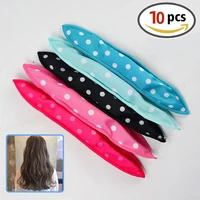 10 pcs sponge flexible foam hair curlers diy hair styling tools soft sleep pillow hair rollers set soft hair roller