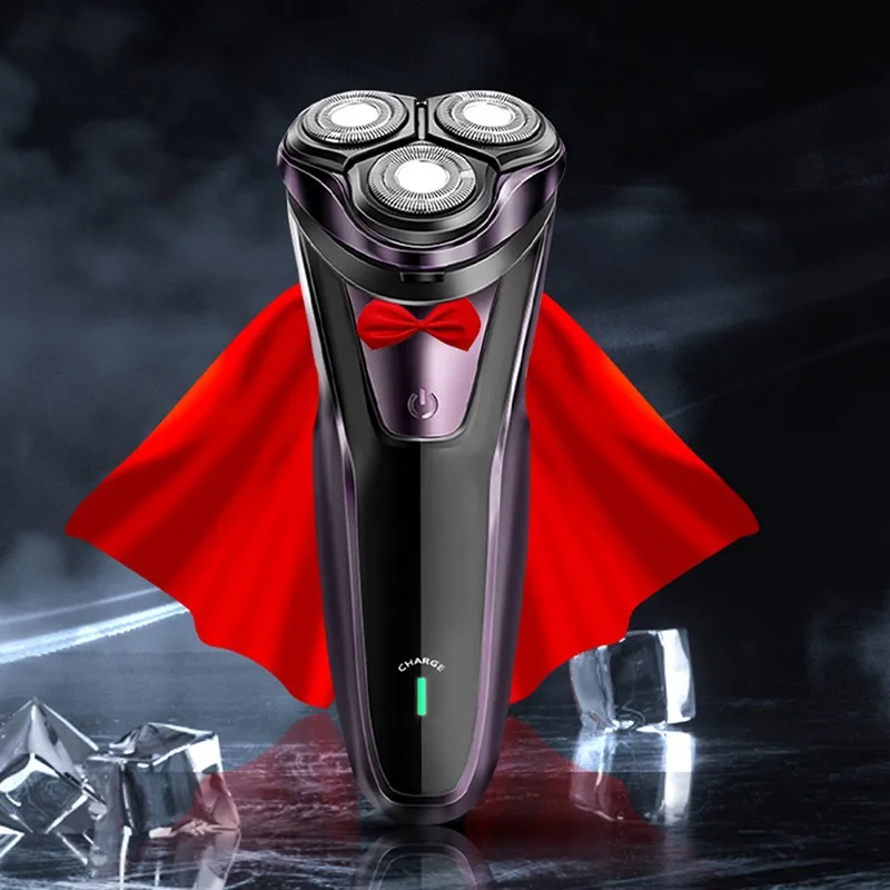 3D плавающая бритва usb зарядка триммер портативный для бороды