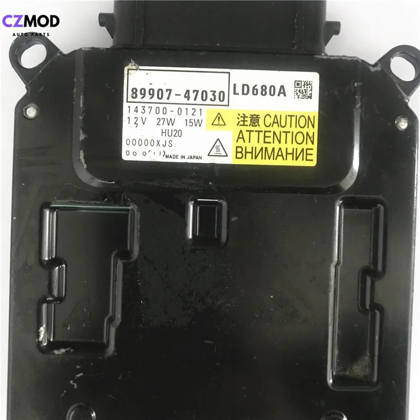 Black 89907-47030 CZMOD 89907-47030 LD680A светодиодный драйвер фар HID Балласт 89908-47030 RD680A 143700-0193 143800-0190(б/у - Цвет: Black 89907-47030