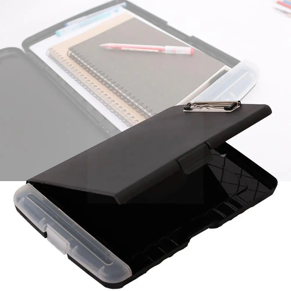 

Simple Texture Notebook Writ Board Folder File Box File Folder Plastic Paper Outdoor Metal Desktop Waterproof Organize F1J8