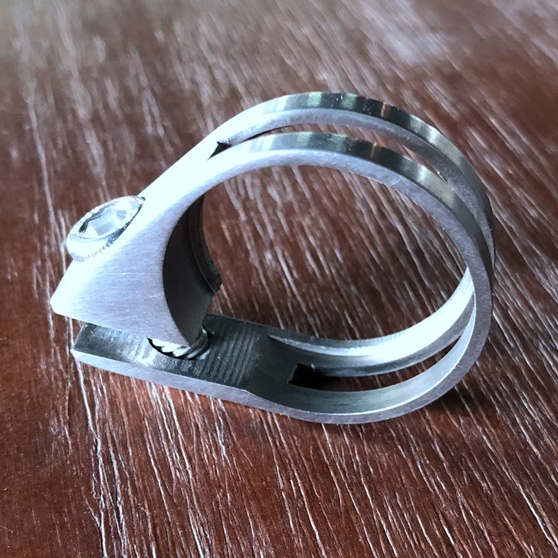 Зажим для сидения велосипеда винты из титанового сплава зажим сиденья горного |