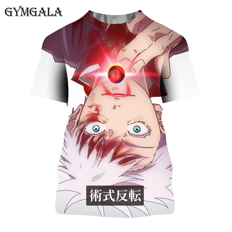 

2021 Japanese Anime Jujutsu Kaisen 3D T Shirt Men Kawaii Summer Tops Yuji Itadori Graphic Tees Cool Cartoon Unisex T-shirt Male