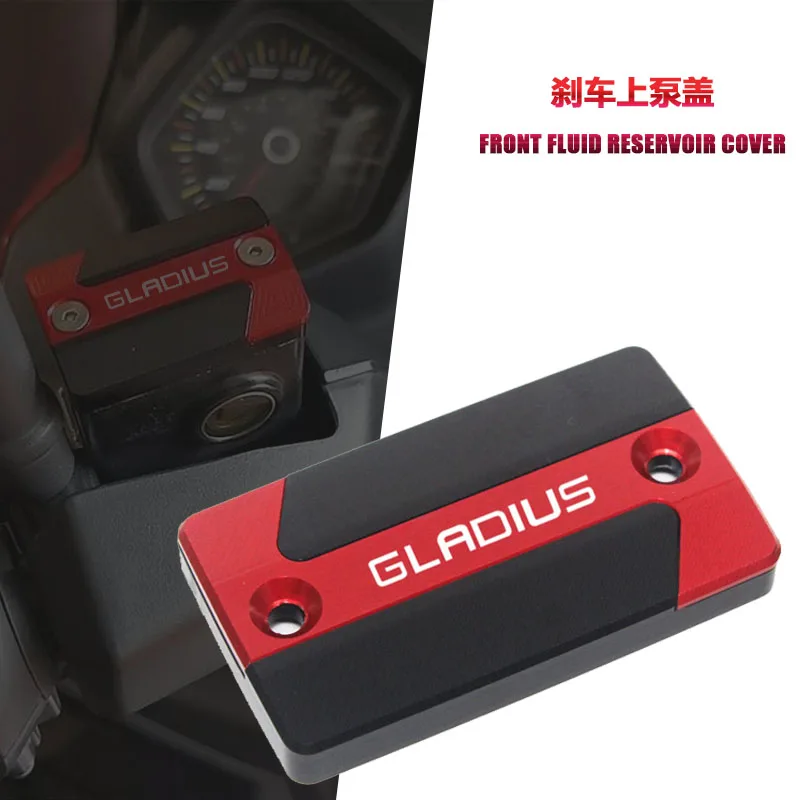 

Voor SUZUKI gladius sfv 650 2009-2019 GLADIUS 400 2010-2012 Motorcycle CNC Voor Remvloeistofreservoir Cover cap