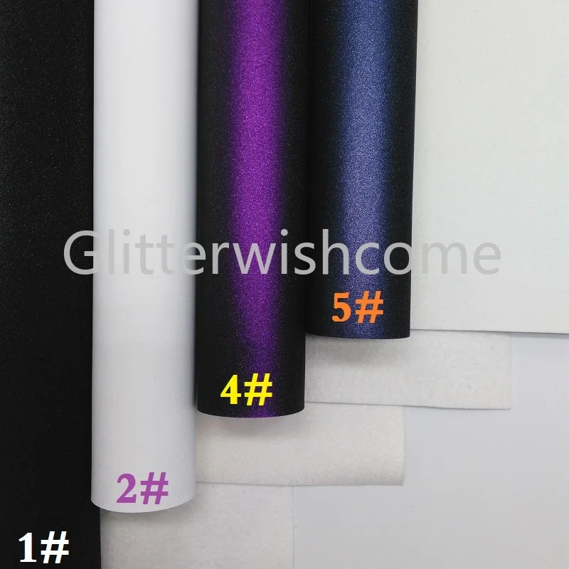 Glitterwishcome 21X29 см A4 размер винил для матовой блестящей кожи Fabirc искусственная кожа листы для бантов, GM312A