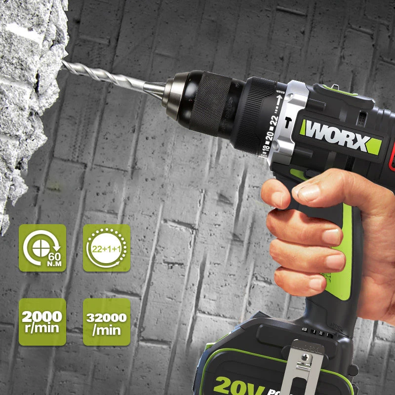 Механические инструменты WORX WU189 многофункциональная Ударная дрель