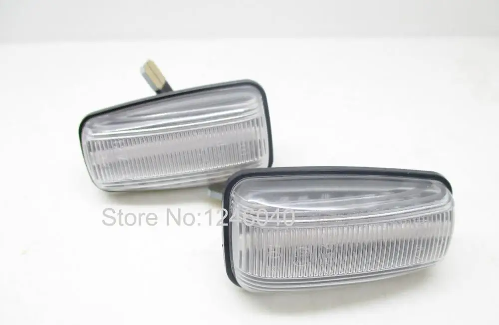 2 шт. светодиодный динамический боковой маркер указатель поворота светильник для