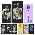 Чехол для Nokia 5,4 7,3 7,1 Plus, арт-Дэвид, мягкий силиконовый чехол для телефона Nokia5.4 5,1 4,2 3,4 3,2 3,1 2,4 2,1 1,4 1,3 9 8,3, чехол