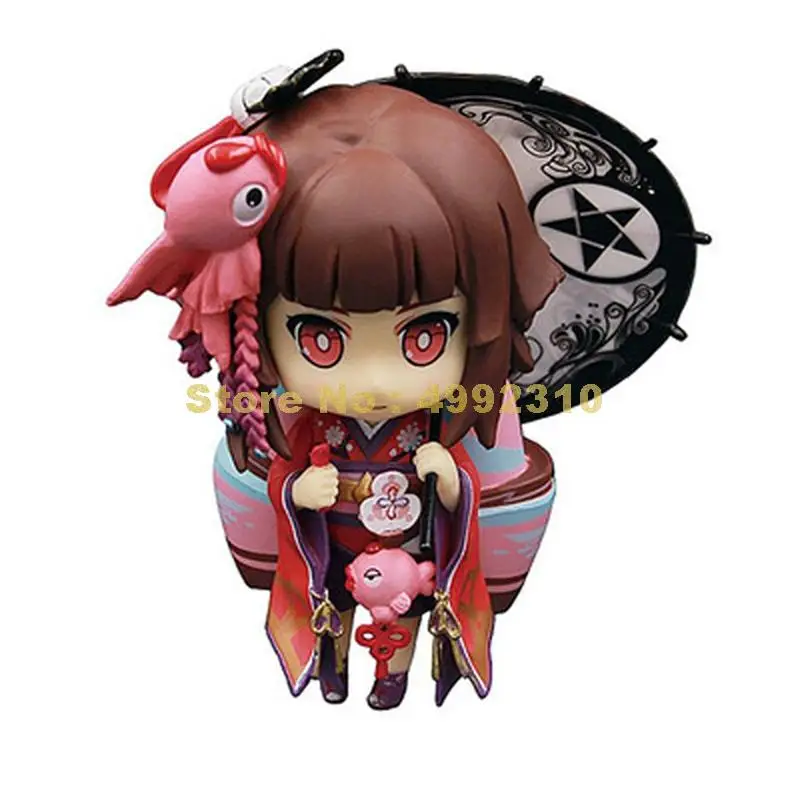 Аниме onmyoji gintama kagura глина черный зонт ver ПВХ милая фигурка Коллекционная кукла 10 см