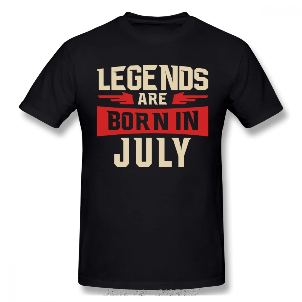 

Футболка мужская с надписью «Legends Are Born In July»