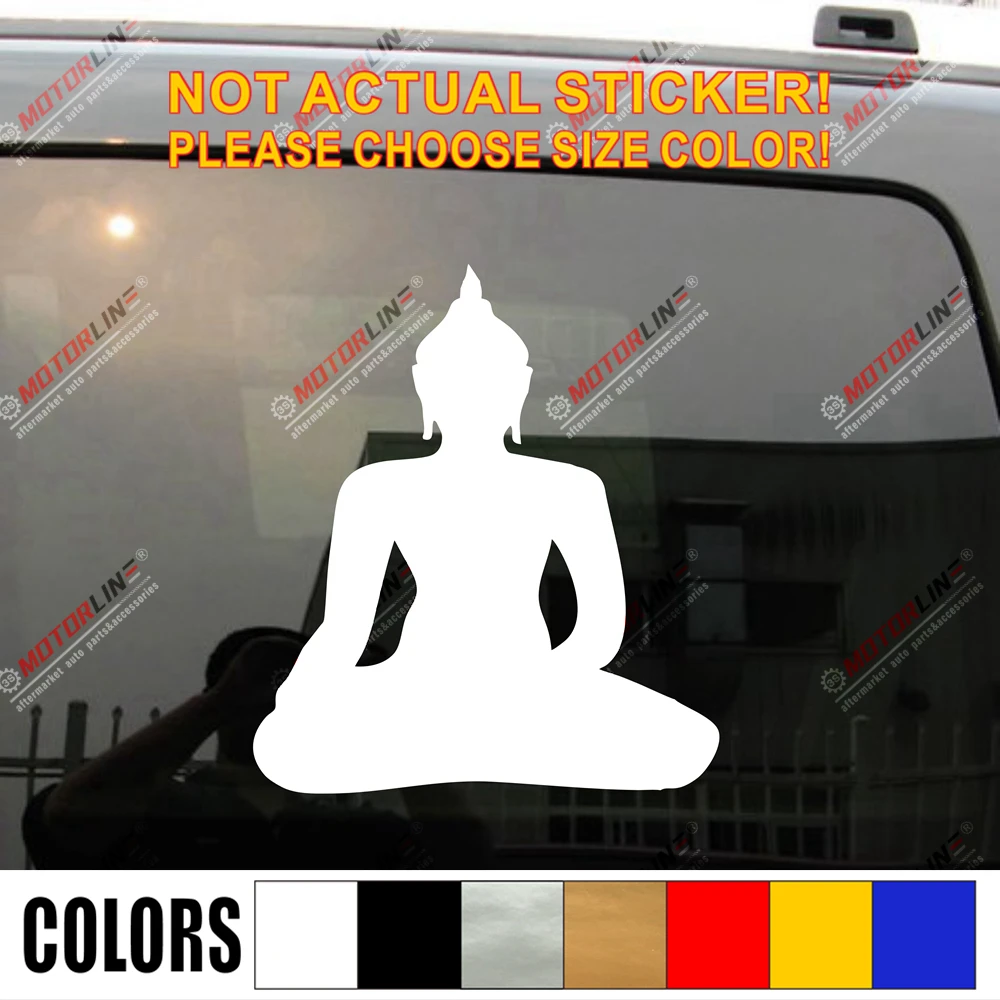 

Наклейка Будда Буддизм в Индии на автомобиль для йоги, Виниловая наклейка без фона, цвет и размер