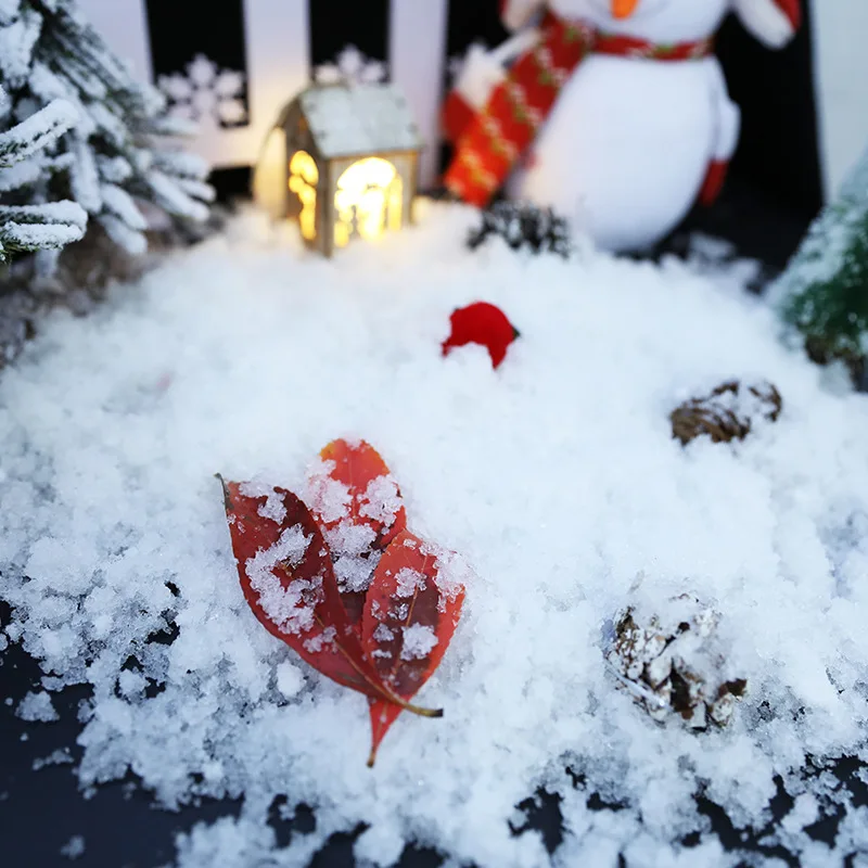 5pack Artificial Snow Fake Magic Instant Snow Christmas Decorations for Home Wedding Christmas Tree Decor New Year