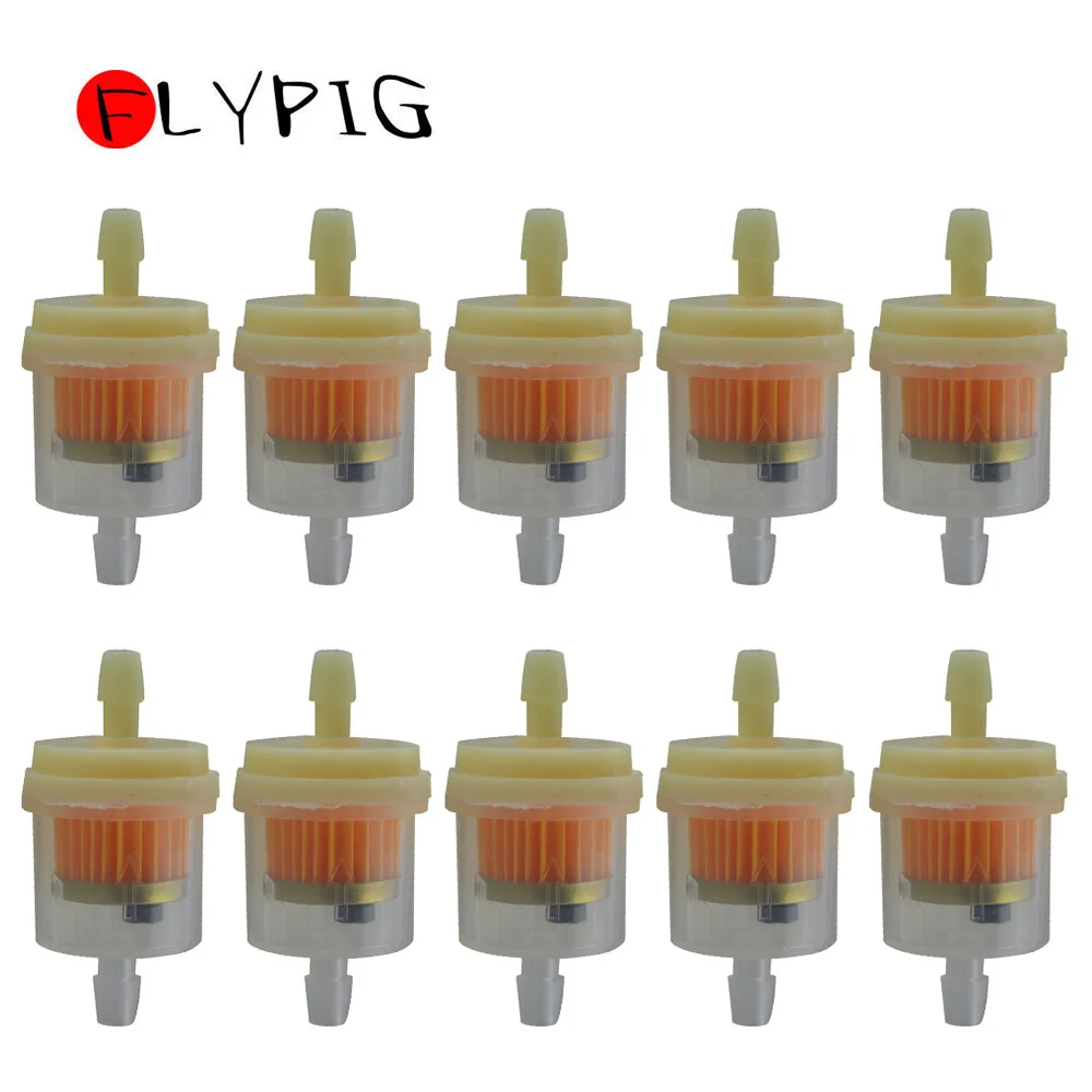 10pcs Universal Motorcycle 1/4&quot 6-7mm Hose Inline Fuel Filter Gas Oil Engine For Honda Yamaha Harley Kawasaki Suzuki | Автомобили и
