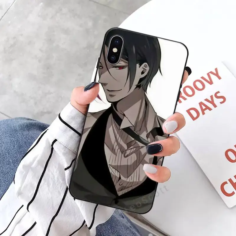 

Japanese anime Black Butler Phone Case for iPhone 11 12 mini pro XS MAX 8 7 6 6S Plus X 5S SE 2020 XR