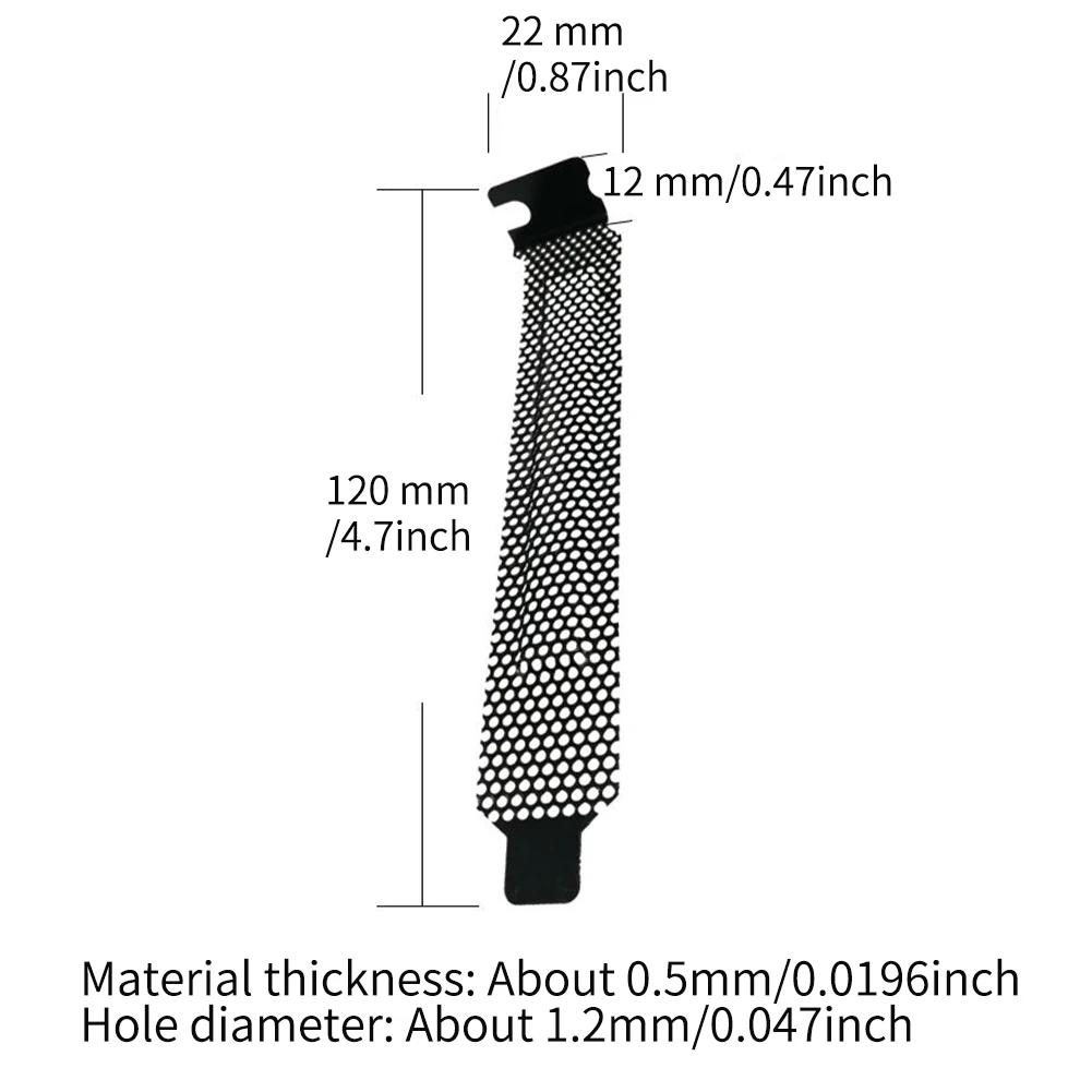 5pcs/set PCI Slot Cover Heat Dissipation Universal Hard Cooling Fan Ventilation Desktop Dust Filter With Screws Blanking Plate |
