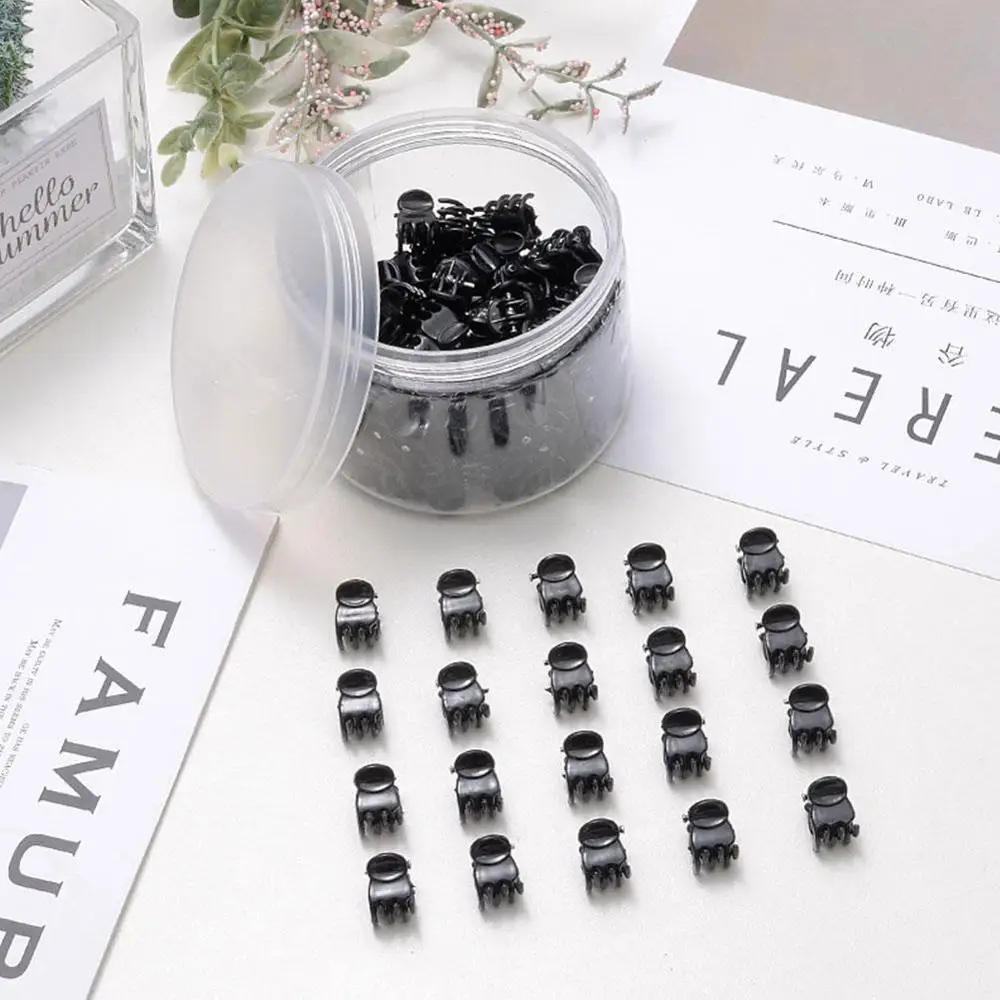 12 шт./компл. высококачественные пластиковые заколки для волос мини зажимы модные