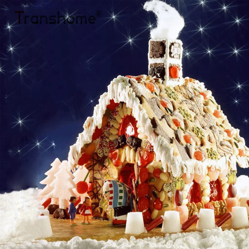 Рождественский пряничный домик форма для печенья 9 шт. нержавеющая сталь 3D лося