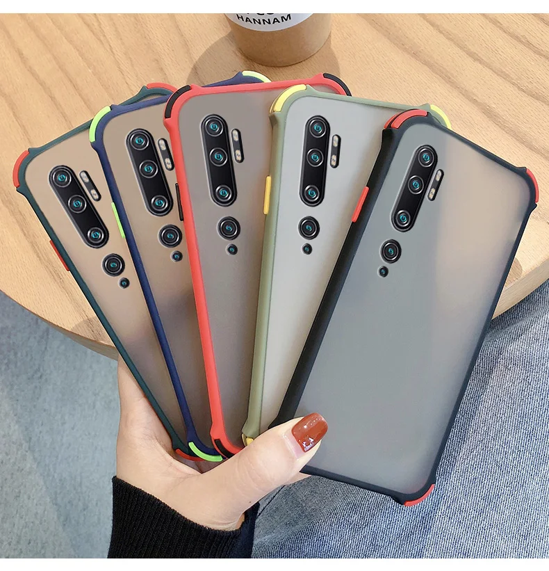 

Camera Protection Bumper Phone Case for Xiaomi 10 9T CC9 Pro Redmi K30 K20 Note 8 9 Pro Anti-collision Shockproof Back Cover