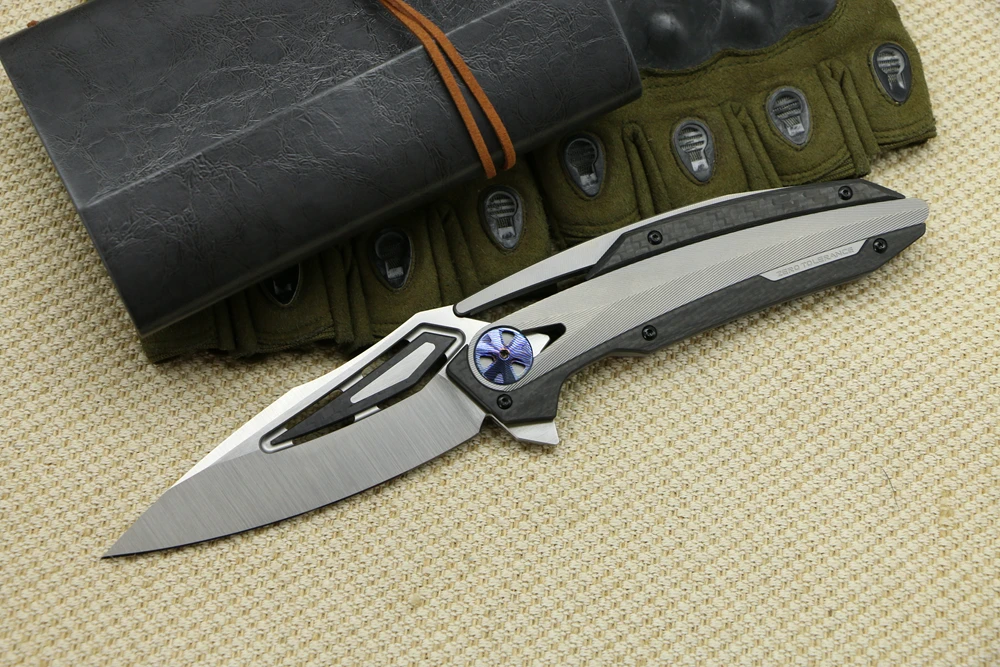 Складной нож ZT0999 M390 лезвие CF+ ручка из титанового сплава кемпинг тактическая Охота набор инструментов для выживания в походных условиях кухонные принадлежности
