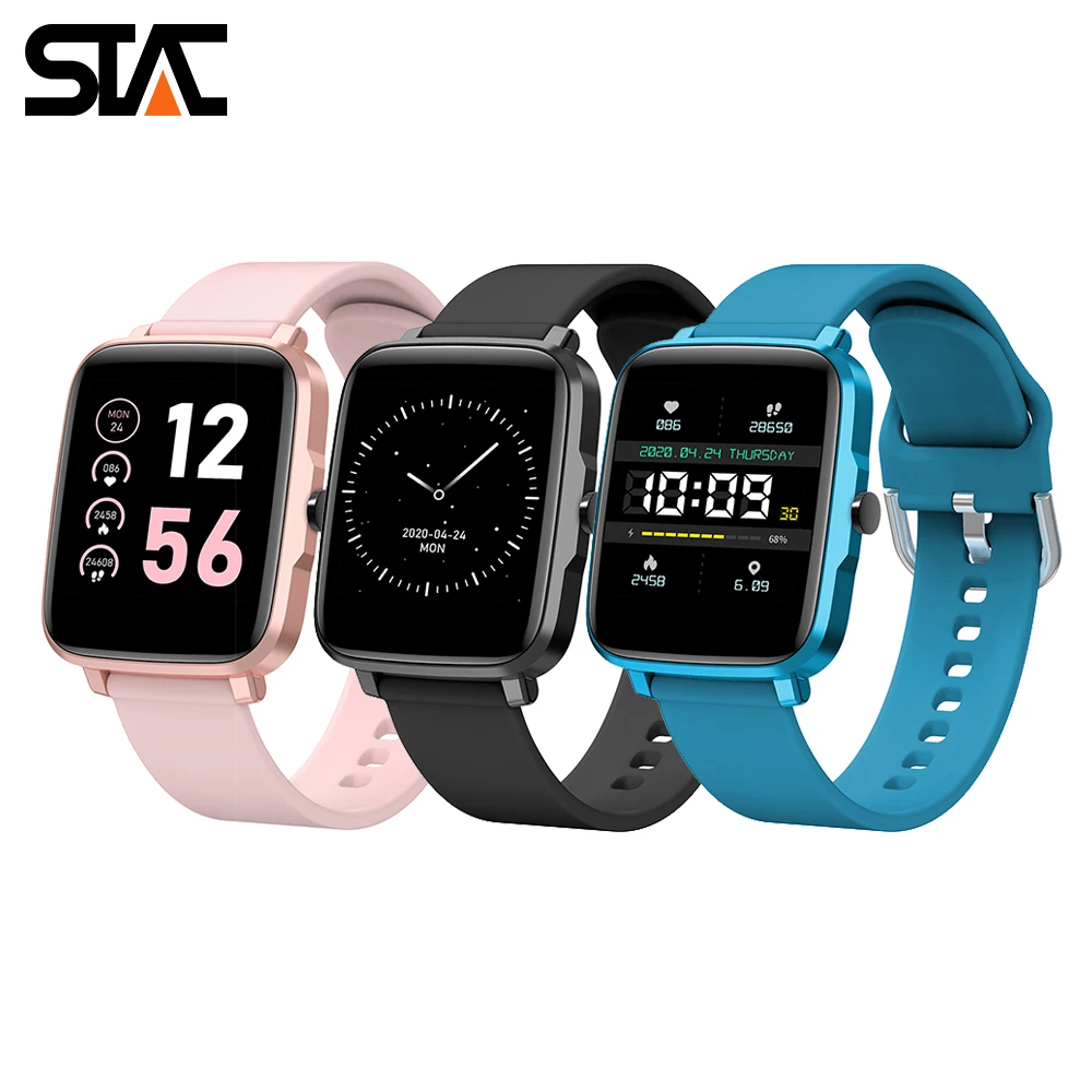 

F2 Smartwatch тела Температура динамический мониторинг HR кровяное Давление здравоохранения режим IP68 спортивные Для женщин термометр Смарт-часы