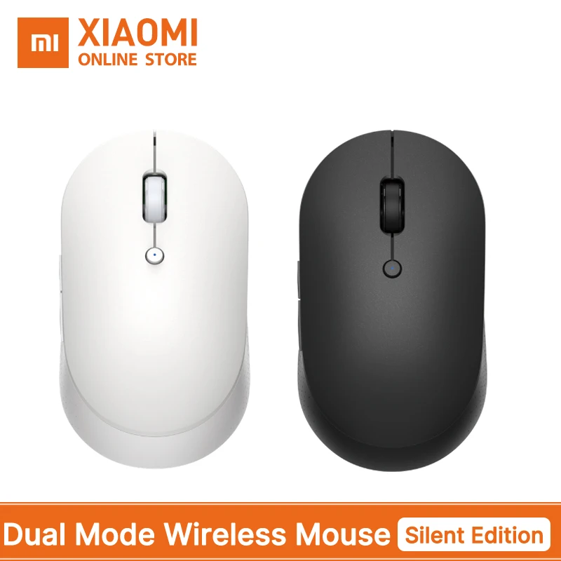 Беспроводная мышь Xiaomi Mi с двумя режимами Bluetooth 2 4 ГГц подключение 1300 точек/дюйм