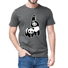 Забавная футболка унисекс из 100% хлопка с рисунком панды джиу-джитсу медведя ММА борьбы Мужская новинка футболка большого размера Женская Повседневная Уличная одежда в стиле Харадзюку