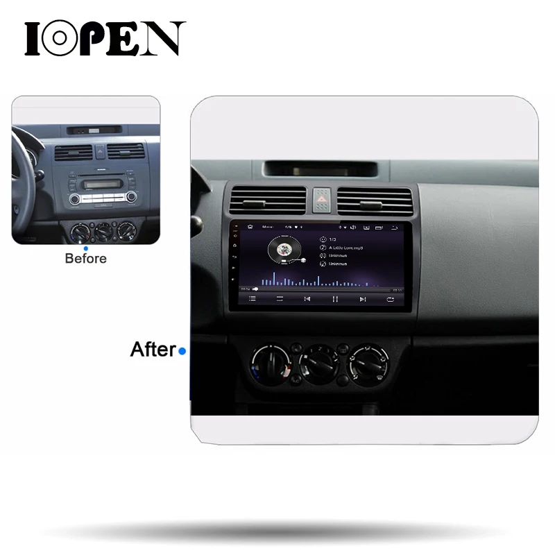 IOPEN 2G + 32G Android 9 0 DSP автомобильный Радио мультимедийный плеер для Suzuki Swift 2003 2010 2007