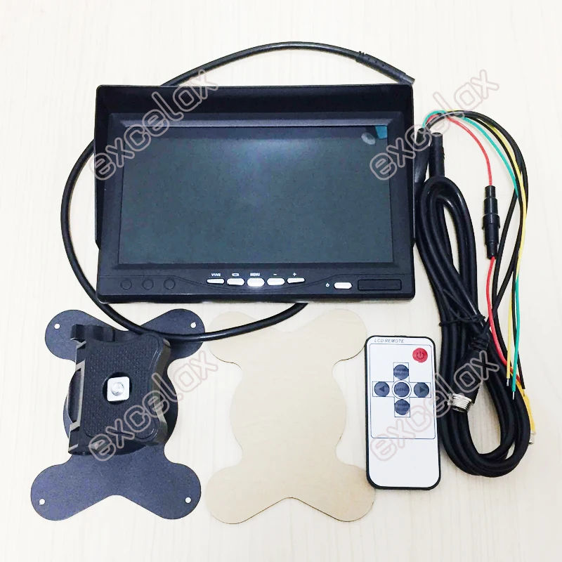 2CH SD карта Запись 1080P AHD 7 дюймовый дисплей Мобильный монитор DVR хранилище