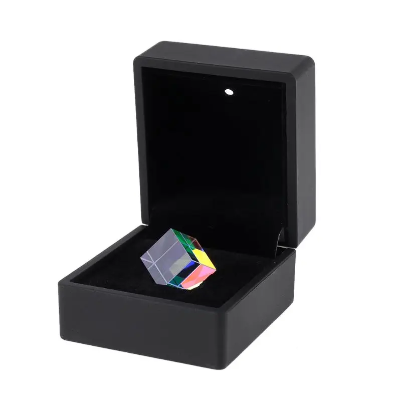Призма комбинированный куб 6 сторонняя оптическая RGB стеклянная линза квадратная