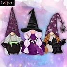 LeCfun Хэллоуин ведьма гномы Алмазная краска ing художественные наборы Полный Круглый квадратный сверло тыквы мозаика драгоценный камень краска по номерам художественное ремесло