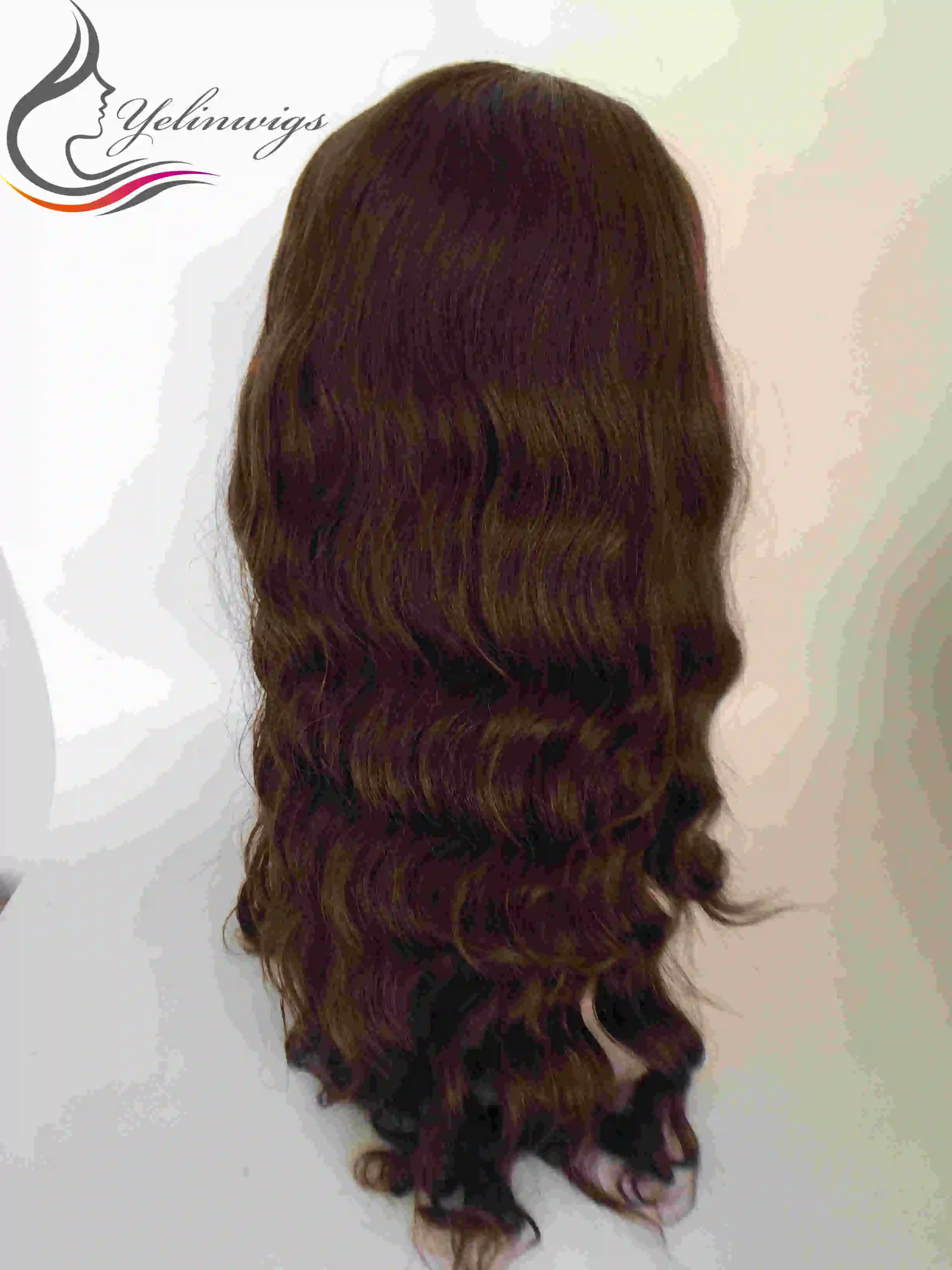 Женский парик из натуральных еврейских волос Кошерные Парики шелковые волнистые