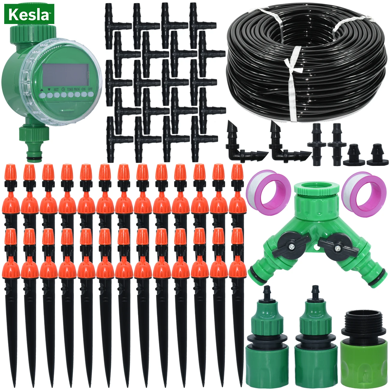 KESLA Garden DIY автоматические наборы для полива w таймер ирригатор микро капельная