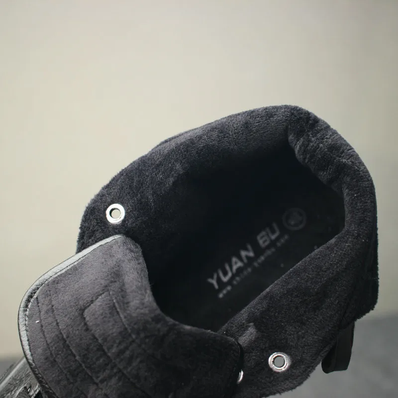 Мужские высокие кроссовки кожаные плоская подошва повседневная обувь для