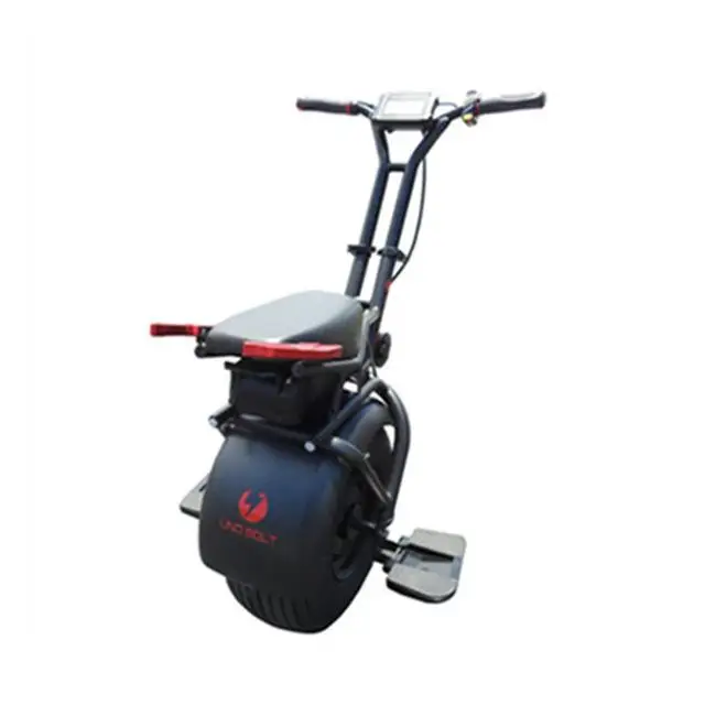 1000W 60V 45 км Электрический мотоцикл Скутер от производителя onlywheel в Китае(стандарты Одноколесный самокат с сиденьем - Цвет: Черный