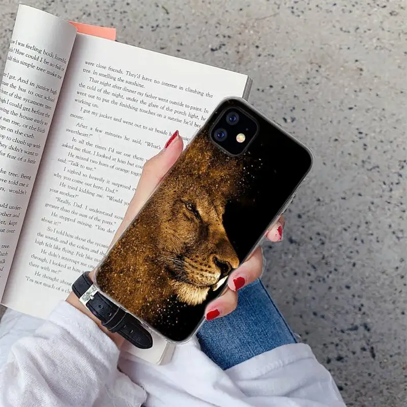 

Animals tiger lion Phone Case For iphone 12 5 5s 5c se 6 6s 7 8 plus x xs xr 11 pro max mini