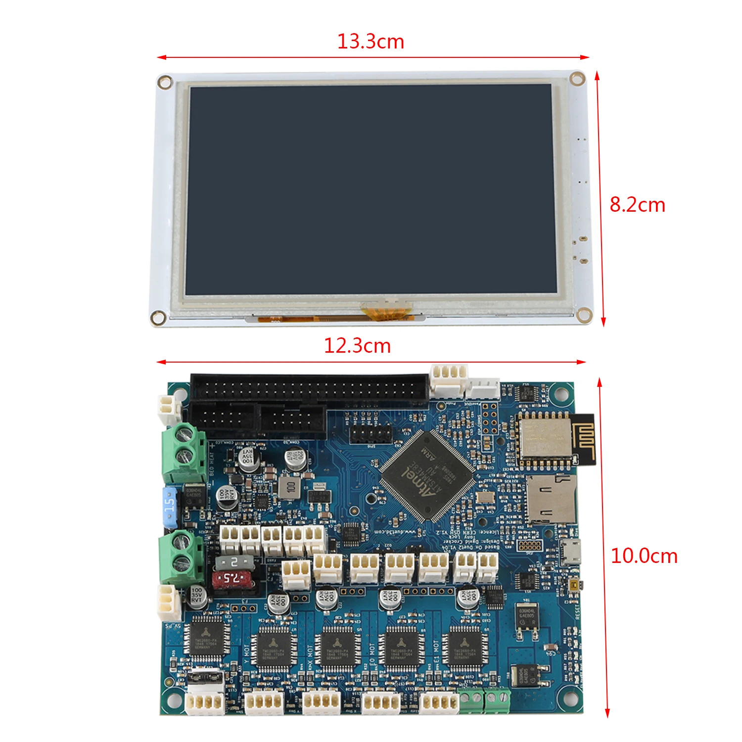 Детали для 3D принтера клон DuetWifi Duet 2 Wifi V1.04 Advanced 32-битная электронная плата