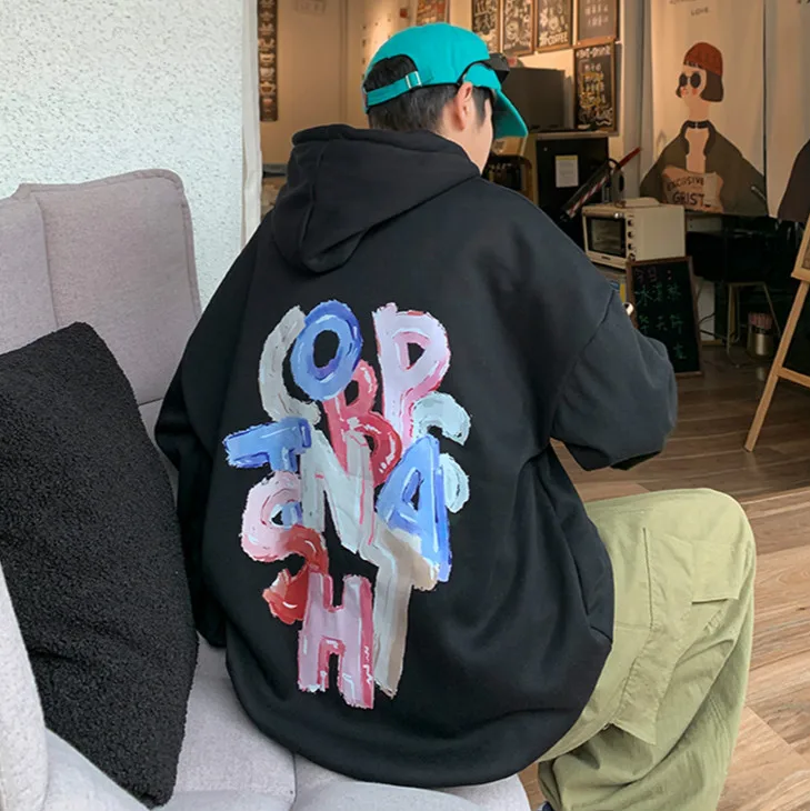 

Толстовка KEMOY мужская с капюшоном в стиле Харадзюку, уличная японская одежда, винтажный Модный свитшот в стиле K-POP, Y2k, хип-хоп, 2021