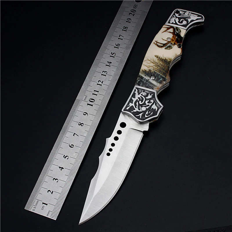 

High Hardness Folding Knife Switzerland Stainless Steel Survival Hunting Knife Camping Fishing Climbing Outdoor Tactical Knife