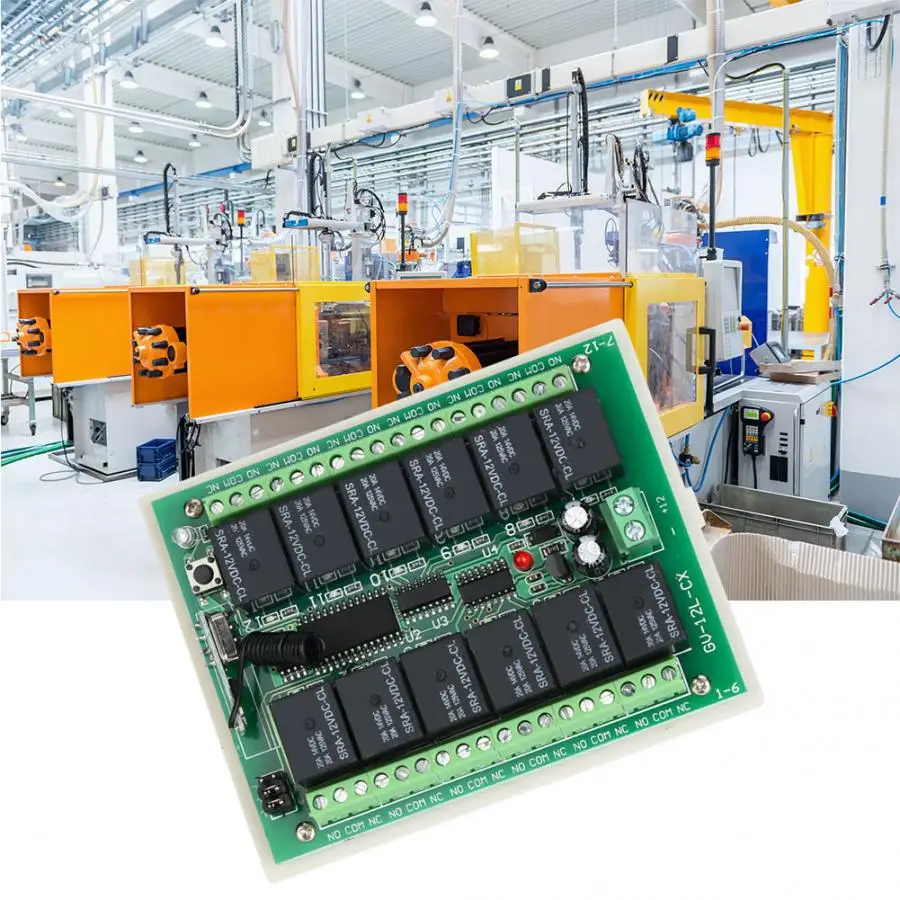 12 каналов дистанционное управление реле беспроводной с приемником печатной