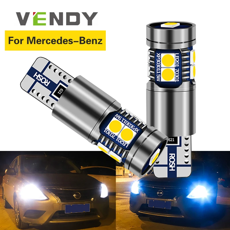 

1pcs For w212 w124 w212 w204 w203 w210 w202 w163 w124 c200 c180 b180 b230 w447 Car LED Clearance Light Canbus W5W T10 Bulb Lamp