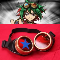 anime cosplay props glasses yu gi oh arc v goggles yuya sakaki punk glasses