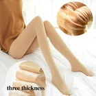 Женские плотные колготки, леггинсы с лямками, осенне-зимние женские теплые чулки, облегающие брюки, женские бесшовные колготки, женские обтягивающие колготки