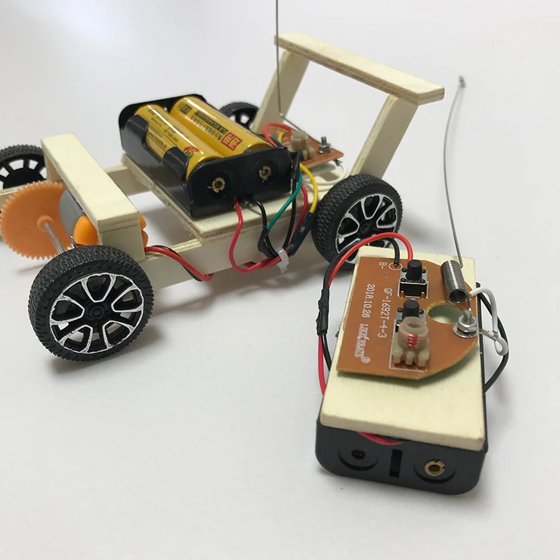 Diy Электромобиль игрушка беспроводной пульт дистанционного управления для