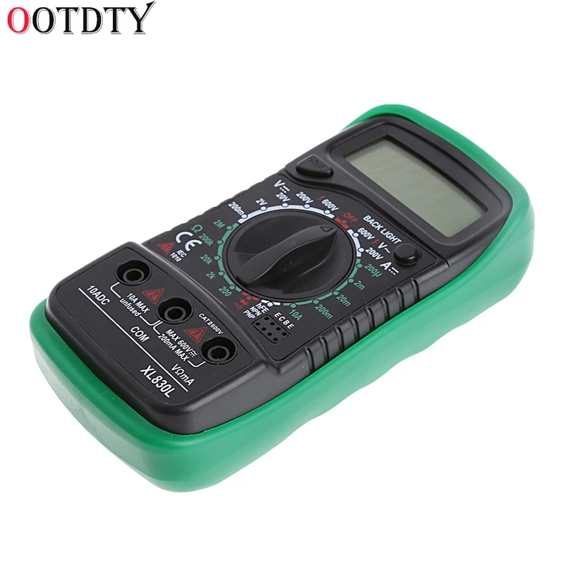 Цифровой мультиметр OOTDTY XL830L ручной измеритель температуры с ЖК дисплеем без
