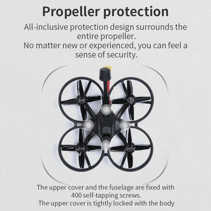 IFlight Alpha A85 Whoop FPV домашний Дрон BNF Caddx Liris 4k/Черепаха 1080p / SucceX-D F4 AIO/ Force 5 8G /XING-E 1204 4500KV