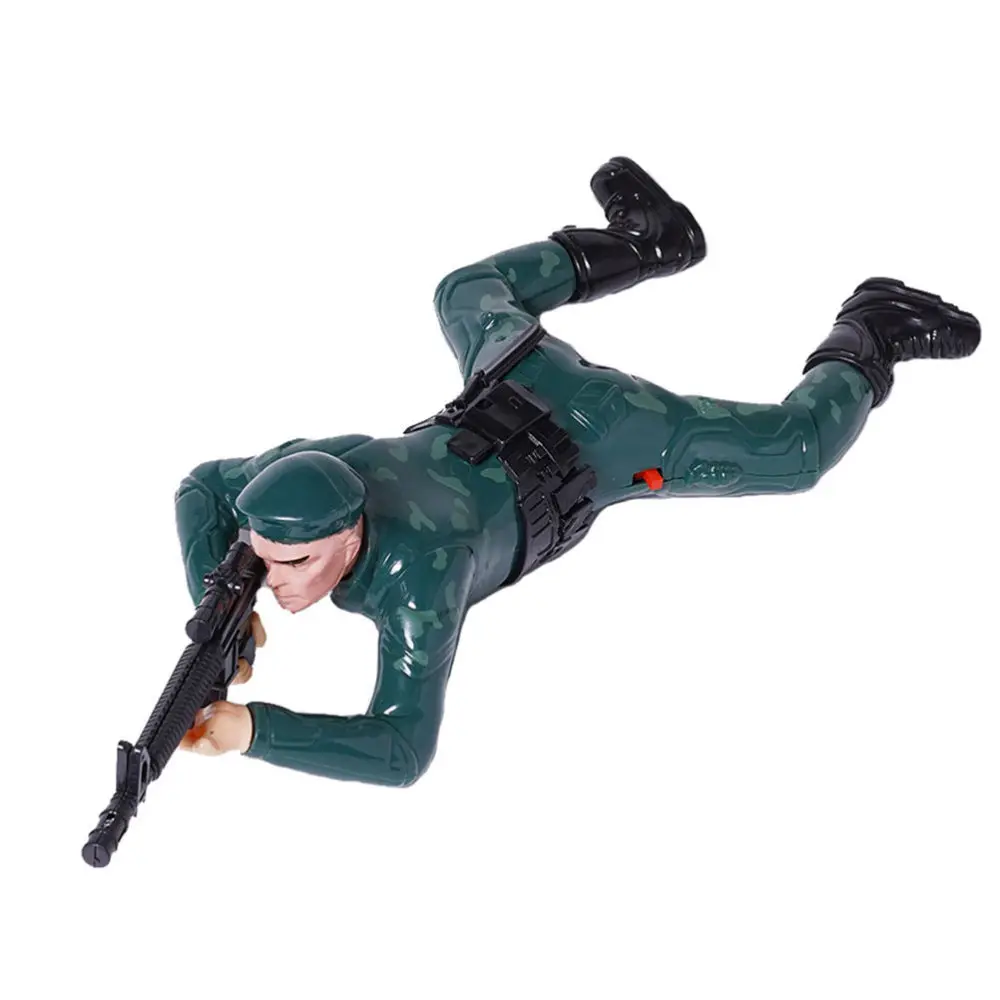 

Electric Crawling Soldier Toy Music Lighting Electric Electric Climbing Toy
