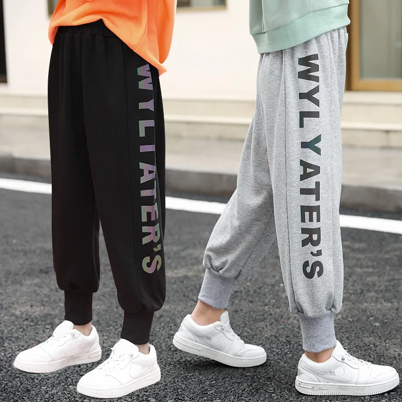 Повседневные штаны для девочек осенний Новый стиль 2020 детские брюки в Корейском