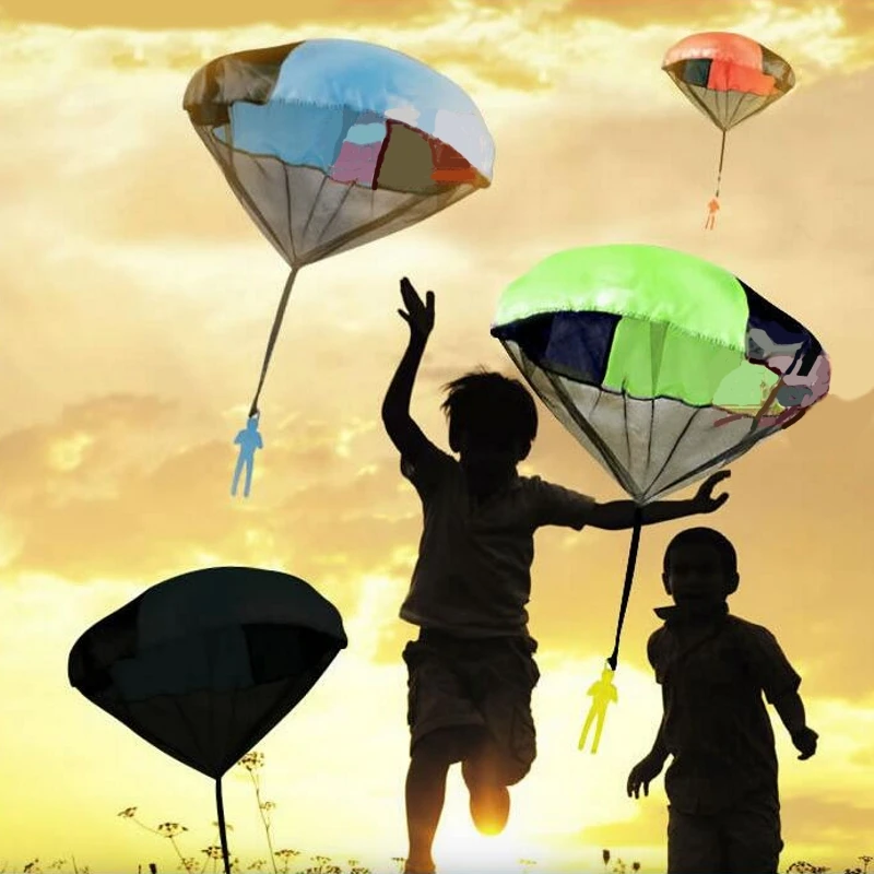 Детский открытый спортсмен метательная мини-игра парашют солдат фитнес-Игрушки