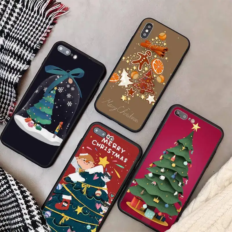 

Merry Christmas Snow Deer Phone Case For Huawei Mate 9 10 20 X 30 40 Lite Pro Cover Fundas Coque