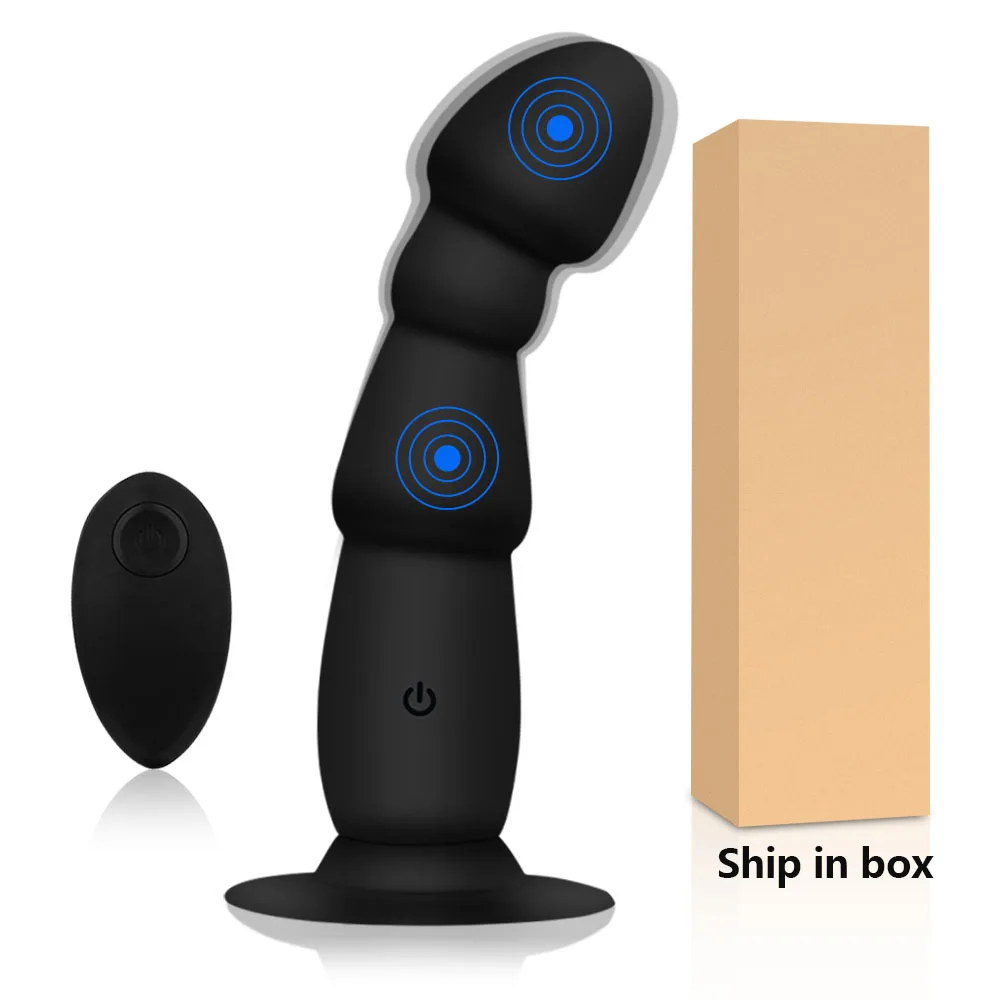10 режимов огромный Анальный вибратор фаллоимитатор массажер простаты Анальная